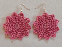 Háčkované náušnice
