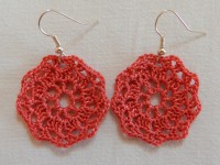 Háčkované náušnice